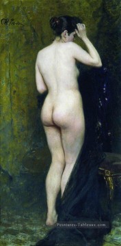 Nu œuvres - Modèle Nu par derrière 1896 Ilya Repin